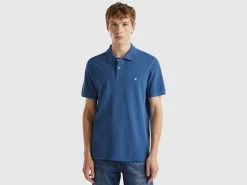 Air force blue regular fit polo