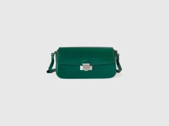 Baguette bag in synthetic leather