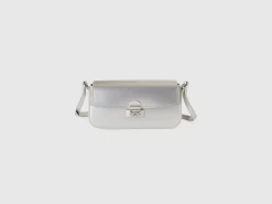Baguette bag in synthetic leather