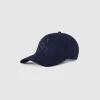 Baseball hat with embroidered logo