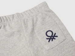 Bermudas in 100% organic cotton sweat