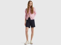 Bermudas in stretch cotton