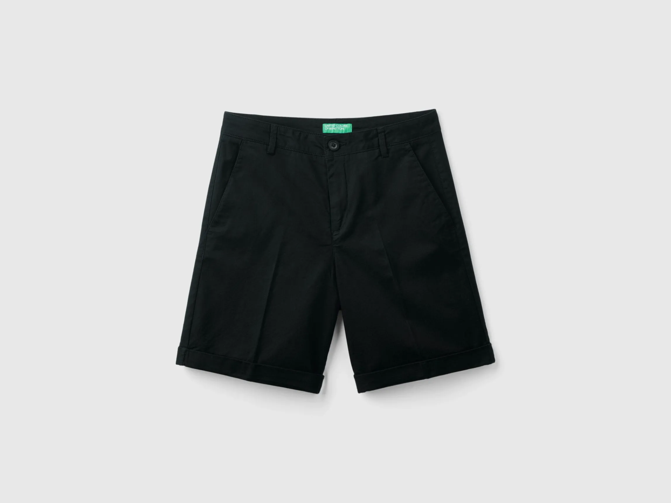 Bermudas in stretch cotton
