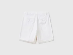 Bermudas in stretch cotton