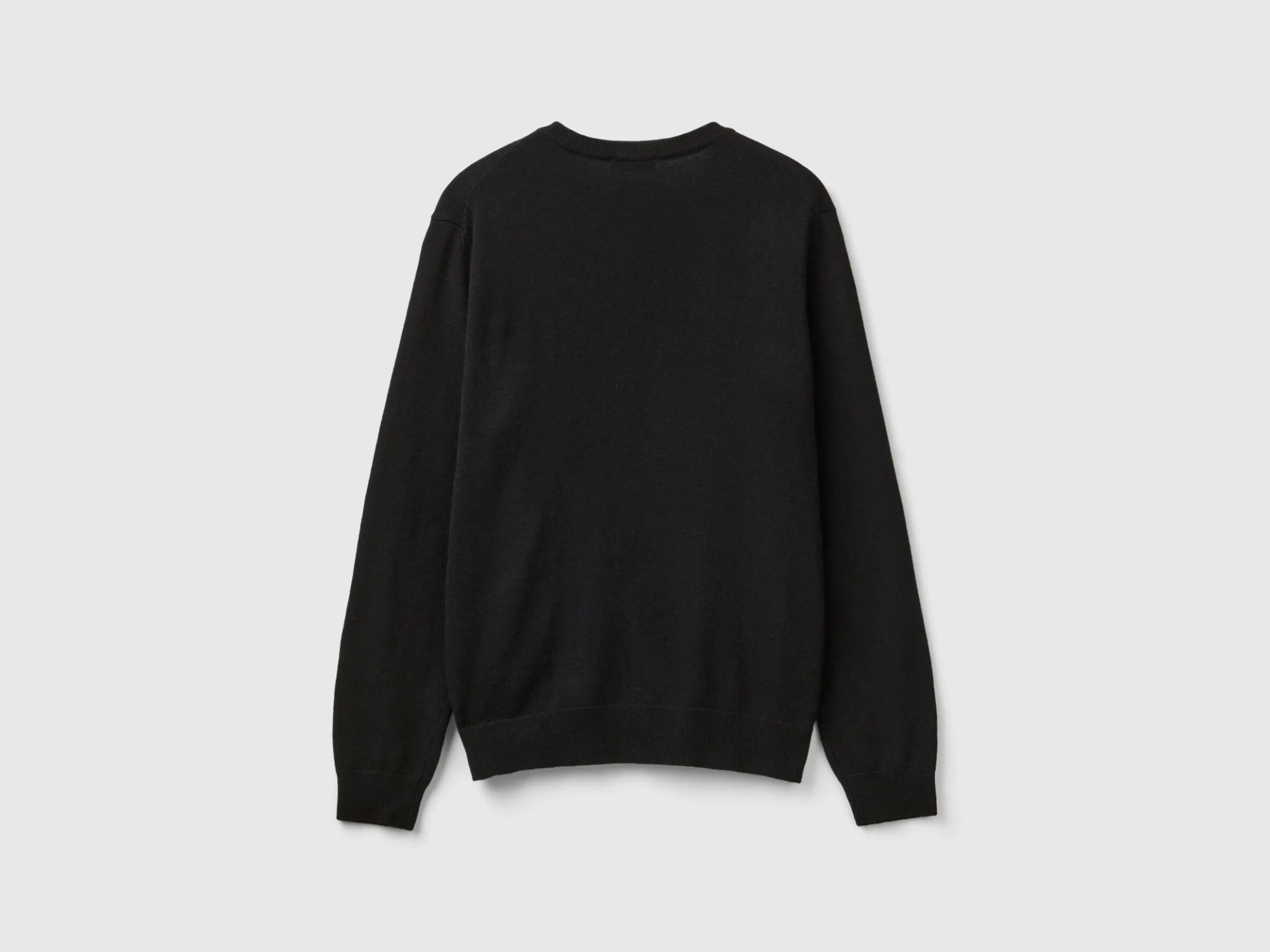 Black cardigan in cashmere and wool blend