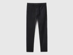 Black slim fit chino