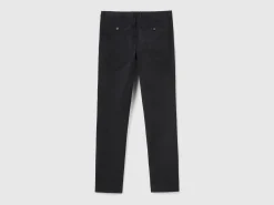 Black slim fit chino