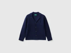 Blazer in cotton blend