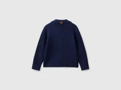 Blazer in cotton blend