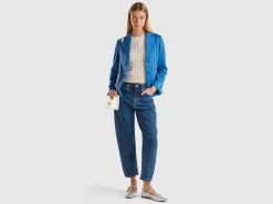 Blazer in cotton blend