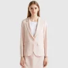 Blazer in stretch viscose blend