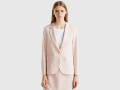 Blazer in stretch viscose blend
