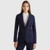 Blazer in stretch viscose blend