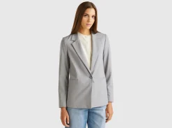 Blazer in stretch viscose blend
