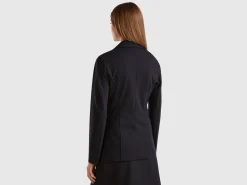 Blazer in stretch viscose blend