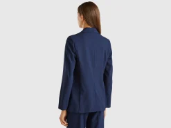 Blazer in stretch viscose blend