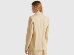 Blazer in stretch viscose blend