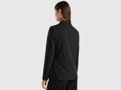 Blazer in stretch viscose blend