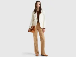 Blazer in stretch viscose blend