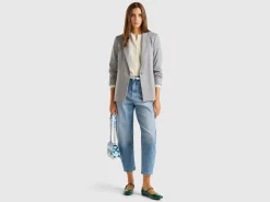 Blazer in stretch viscose blend