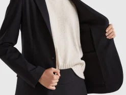 Blazer in stretch viscose blend
