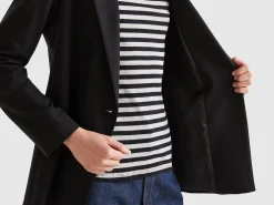 Blazer in stretch viscose blend