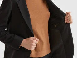 Blazer in stretch viscose blend