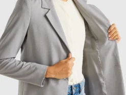 Blazer in stretch viscose blend