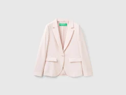 Blazer in stretch viscose blend