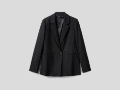 Blazer in stretch viscose blend
