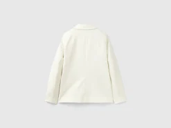 Blazer in stretch viscose blend