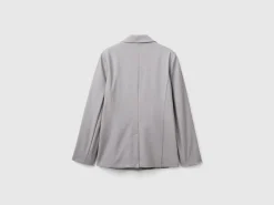 Blazer in stretch viscose blend