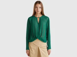 Blouse in pure viscose