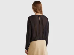 Blouse in pure viscose