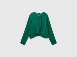 Blouse in pure viscose