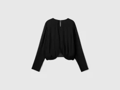 Blouse in pure viscose