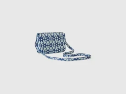 Blue Be Bag with heart print