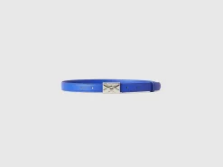 Blue thin belt