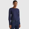 Boat neck sweater