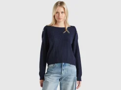 Boat neck sweater