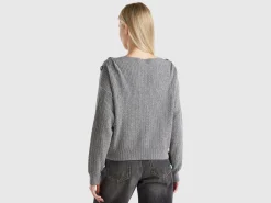 Boat neck sweater