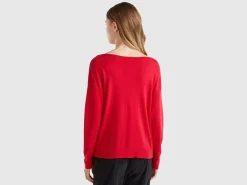 Boat neck sweater