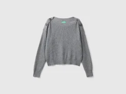 Boat neck sweater