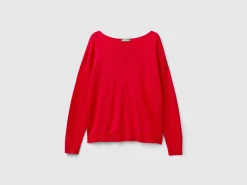 Boat neck sweater