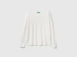 Boat neck sweater