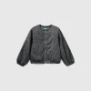 Bomber jacket with sequins
