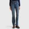 Bootcut jeans in recycled cotton blend