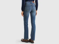 Bootcut jeans in recycled cotton blend