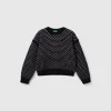 Boxy fit chenille sweater