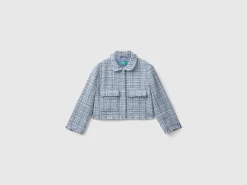Boxy fit jacket in tweed